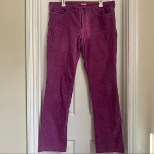 Purple Corduroy Pants